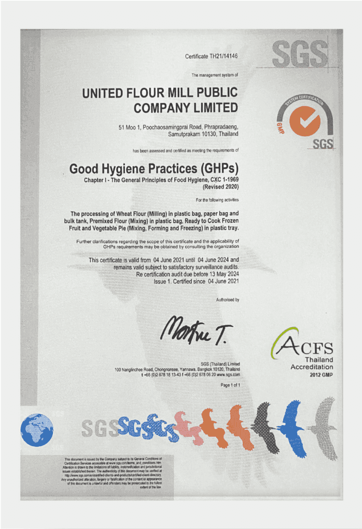 Good Hygiene Practices (GHPs)