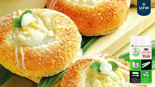 ขนมปังมะพร้าวอ่อน-แป้งขนมปัง-แป้งห่าน-แจกสูตร-ขนมปัง-UFM-ยูเอฟเอ็ม ขนมปังมะพร้าวอ่อน-แป้งขนมปัง-แป้งห่าน-แจกสูตร-ขนมปัง-UFM-ยูเอฟเอ็ม